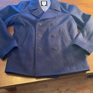 GAP Women size small Classic Navy Blue Peacoat